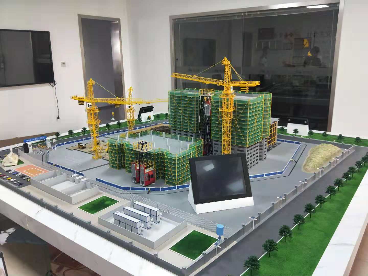 楚雄建筑施工场景模型